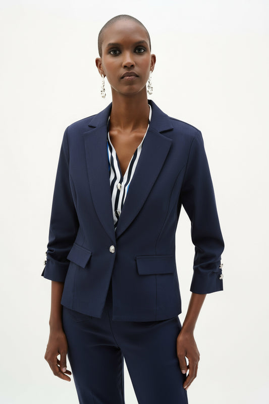 Millennium Fitted Blazer With Statement Button
