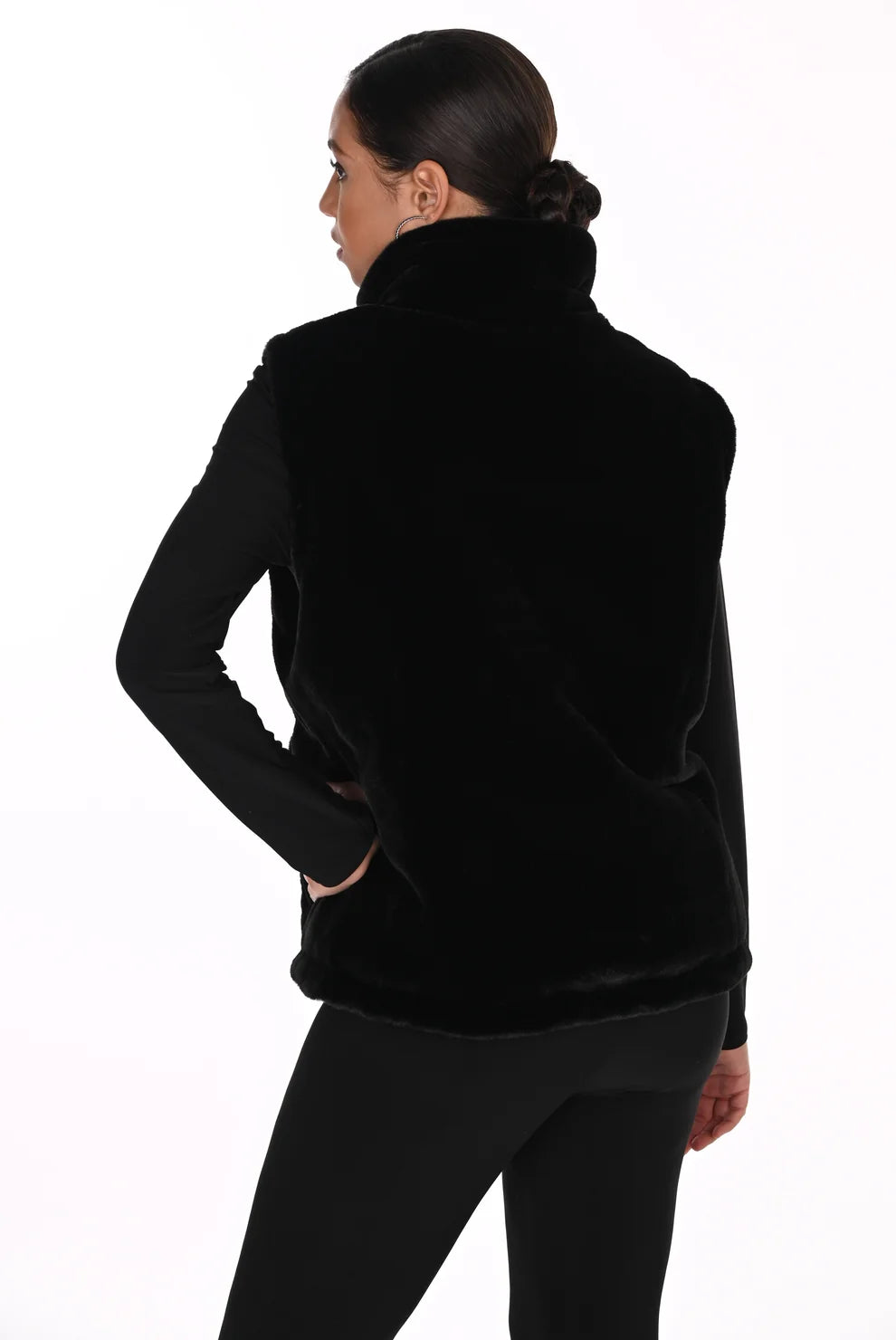 16 Way Reversible Puffer & Faux Fur Coat