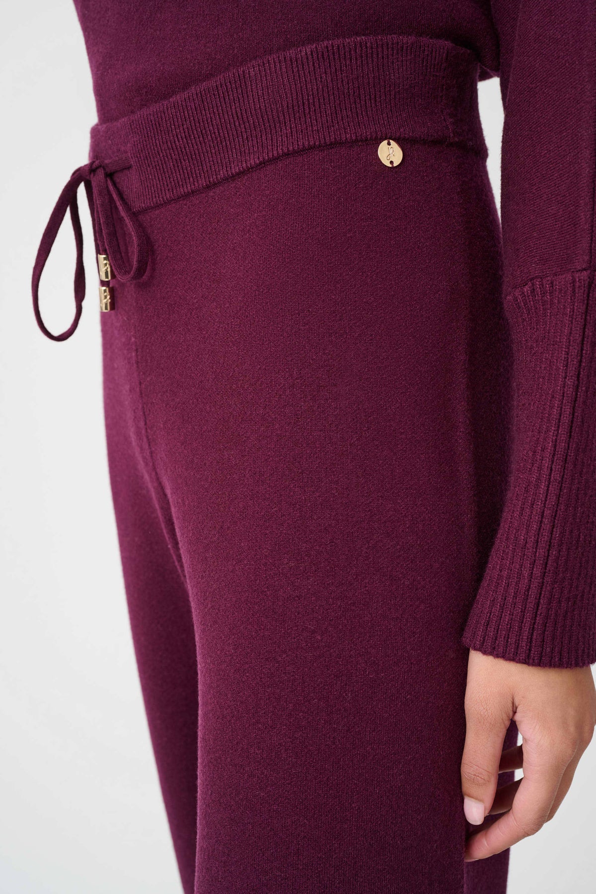 Brushed Knit Pull-On Pants