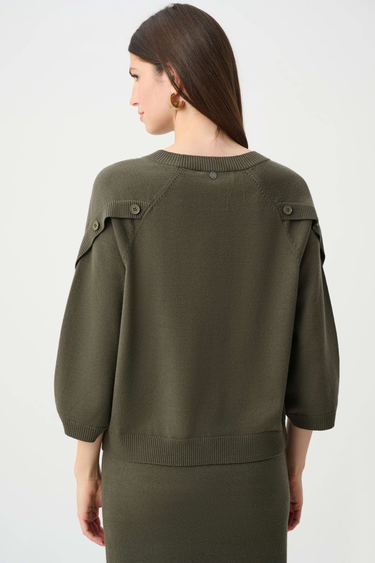 Knit Tulip Sleeve Sweater