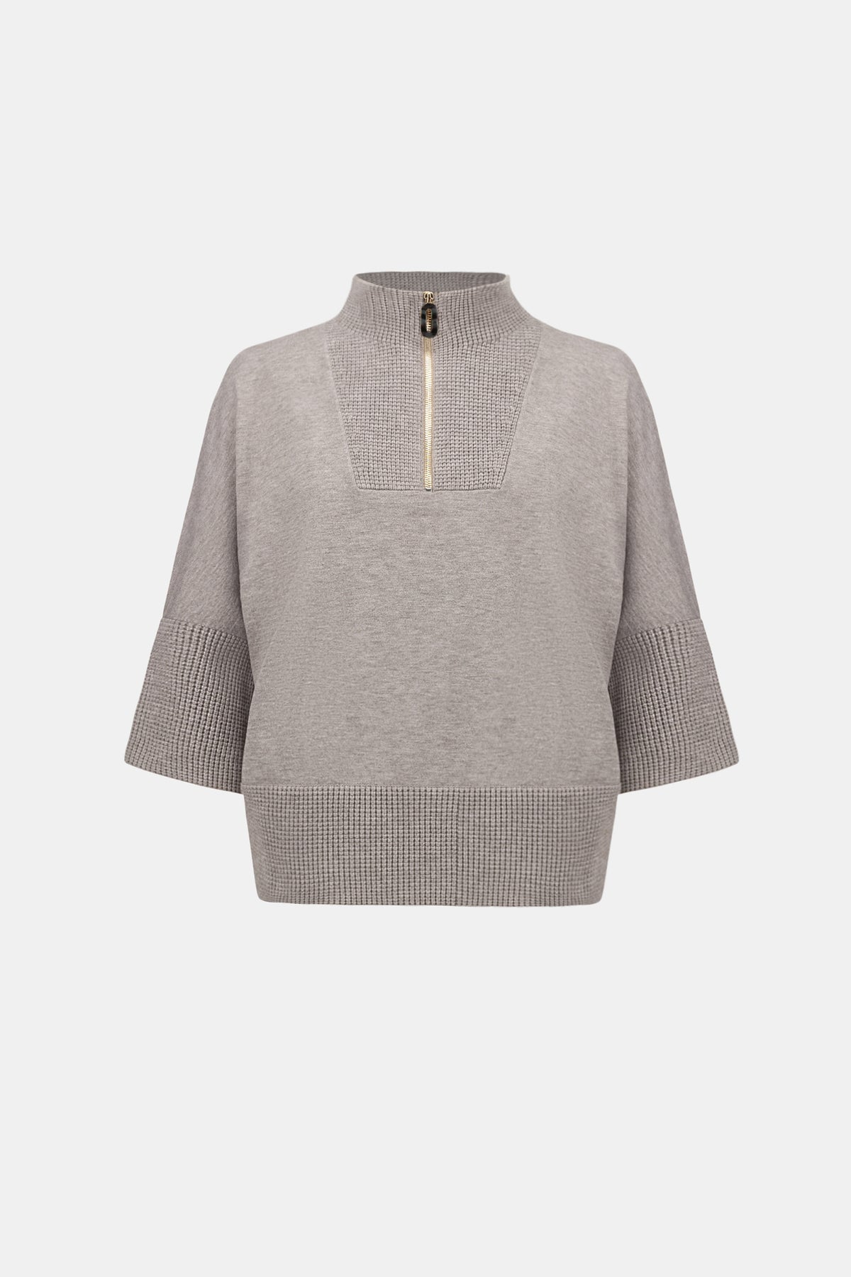Brushed Funnel-Neck Sweater