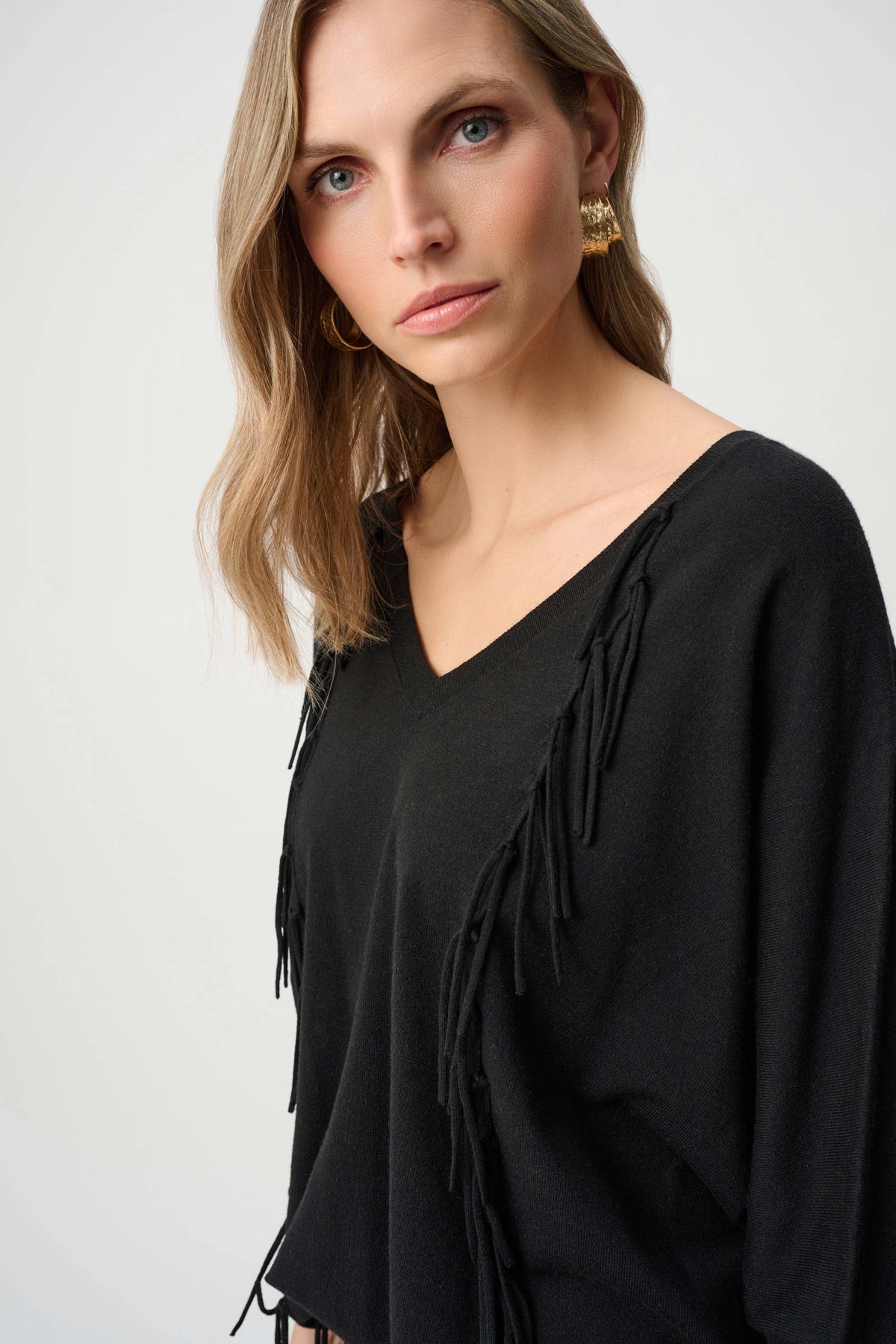 Knit Fringed Sweater