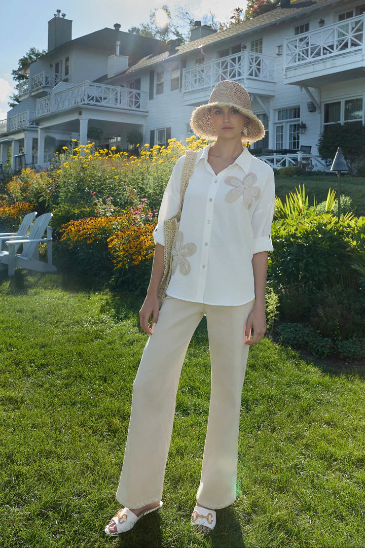 Floral Embroidered Blouse