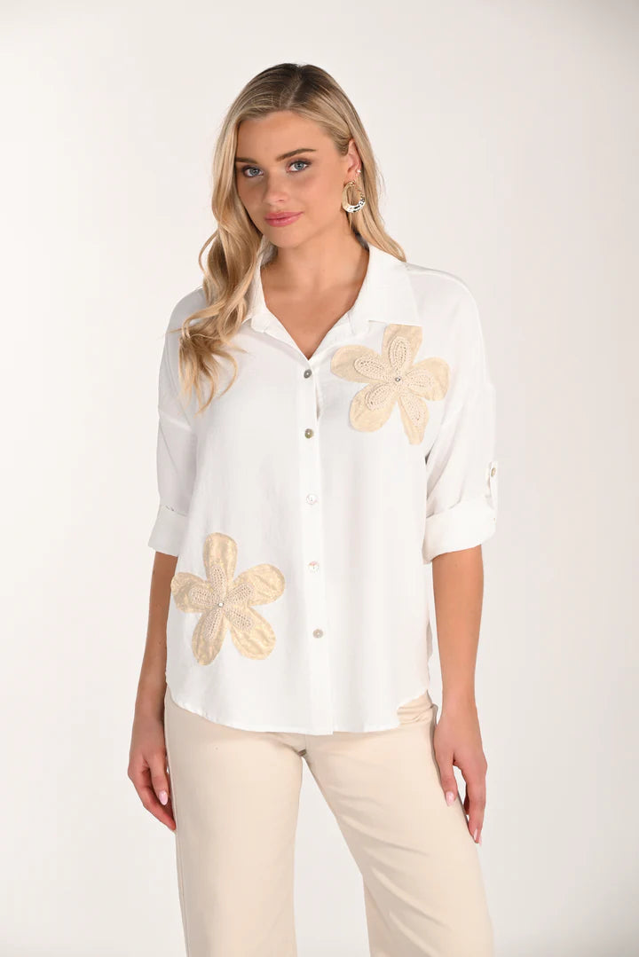 Floral Embroidered Blouse