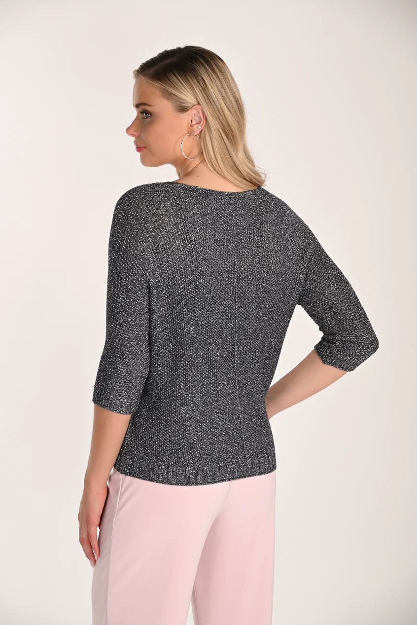 Glitter Hearts Knit Pullover