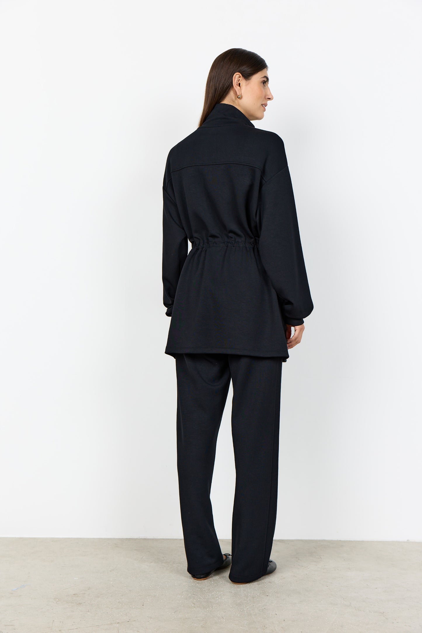 Banu Zip Up Cinch Waist Jacket