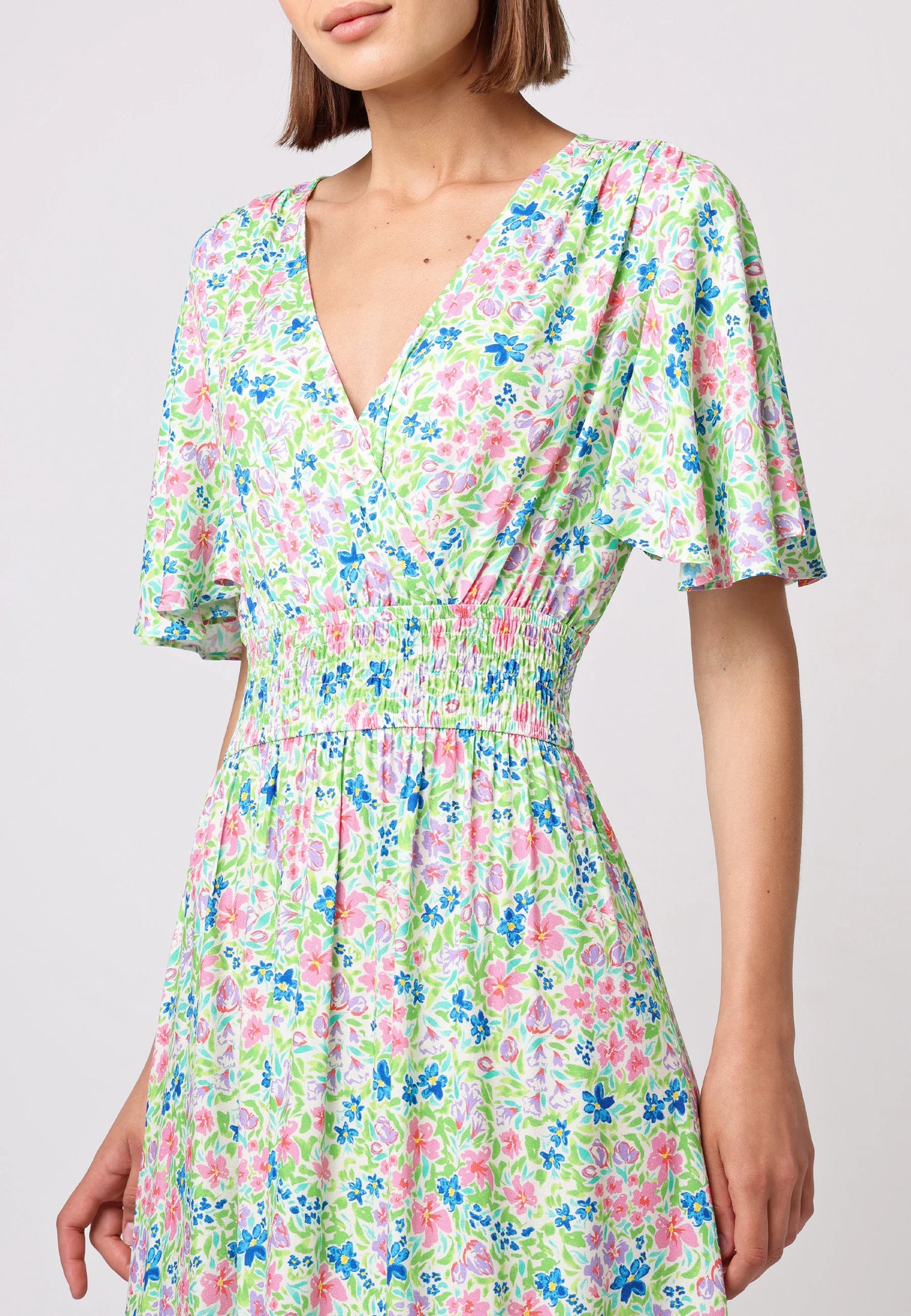 Wrap Midi Dress
