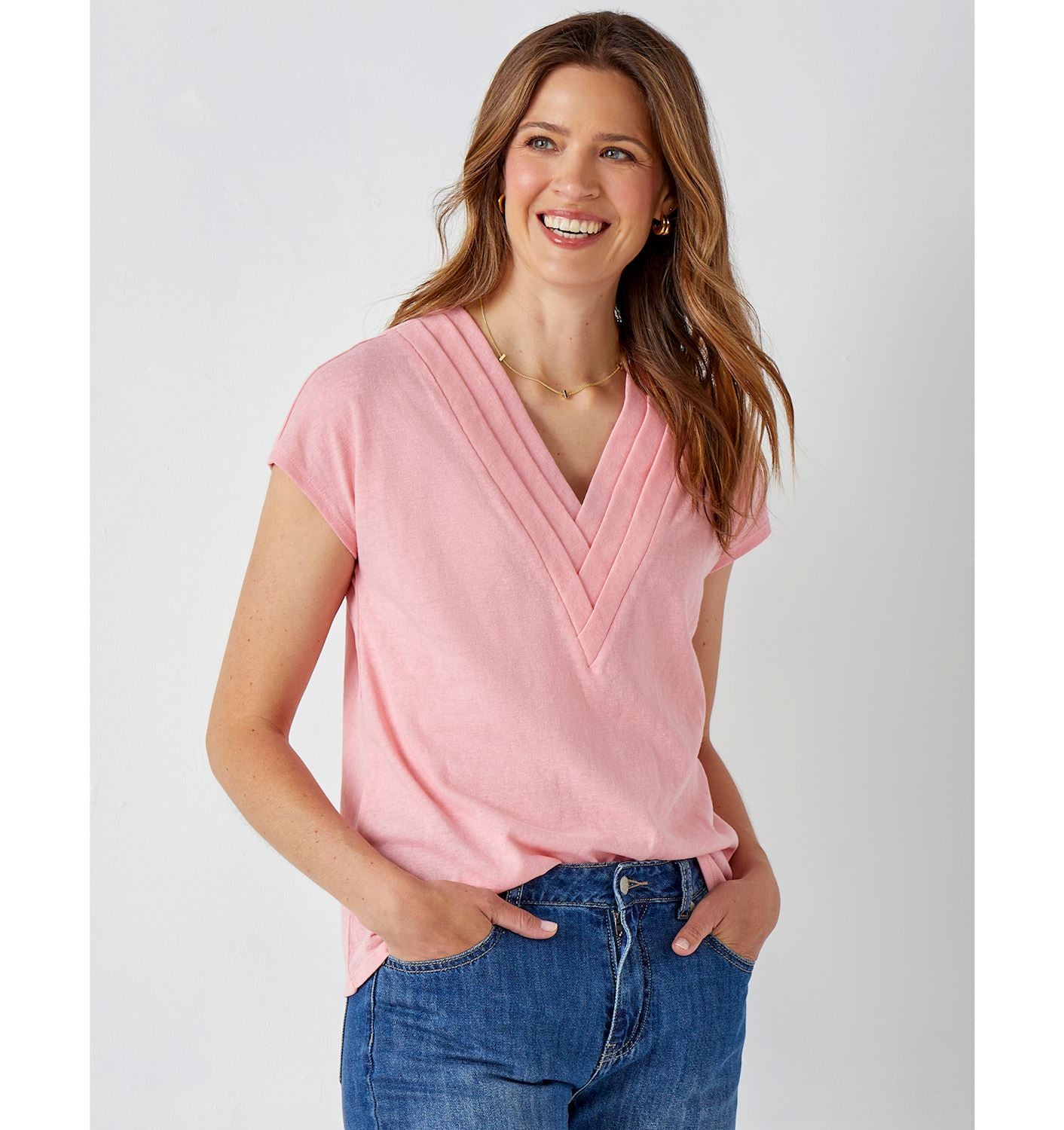Elevated Deep V Tee