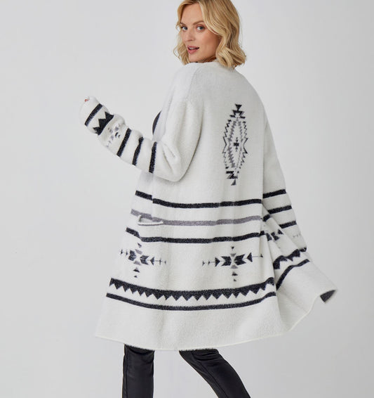 Knit Open Front Coatigan