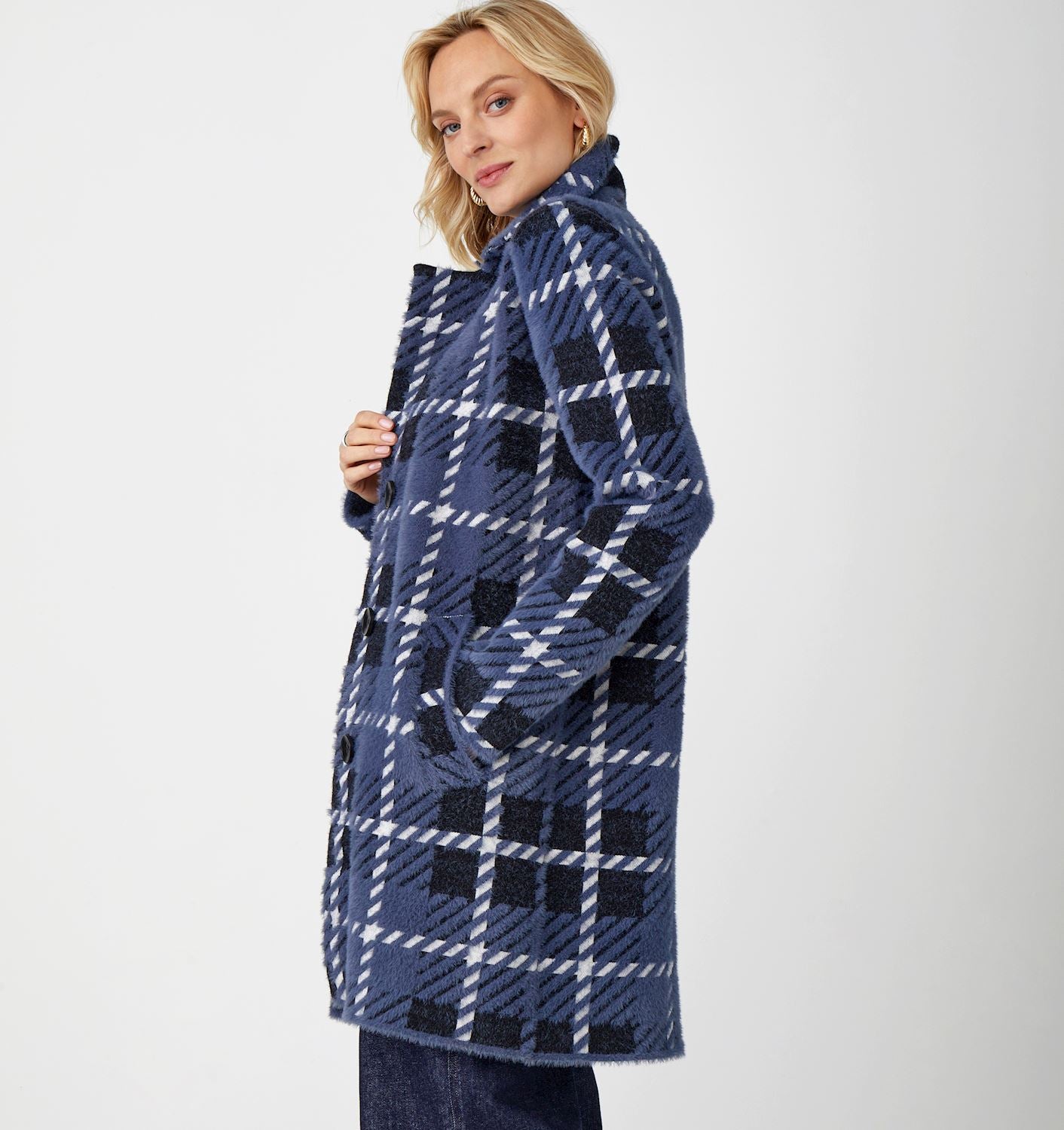 Plaid Coatigan