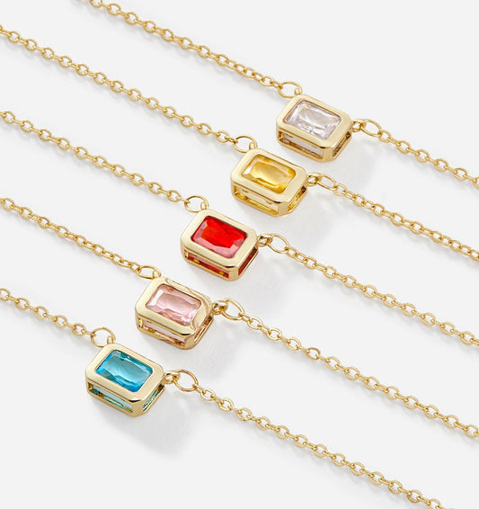 Gold Mini Pendant Necklace