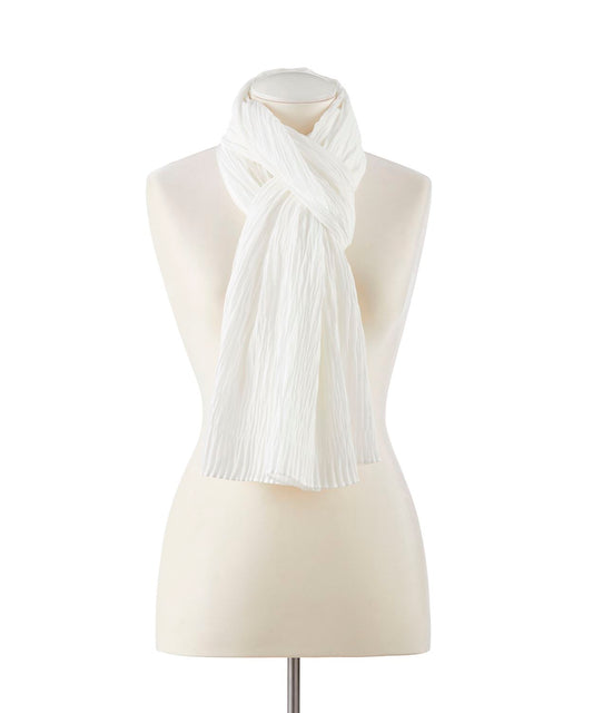 White Summer Scarf or Shawl