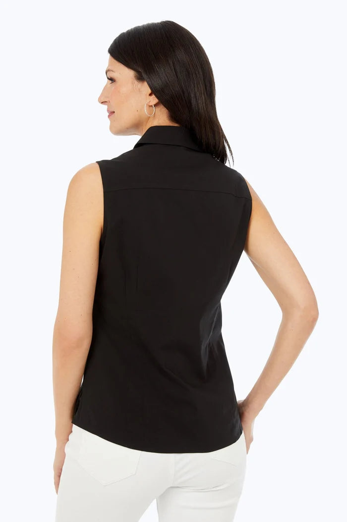 Taylor No Iron Stretch Sleeveless Shirt
