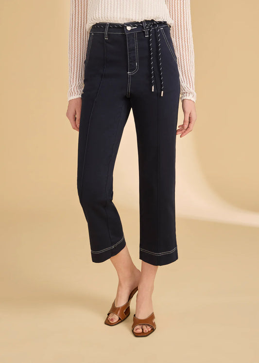 Suzanne Straight Crop Denim