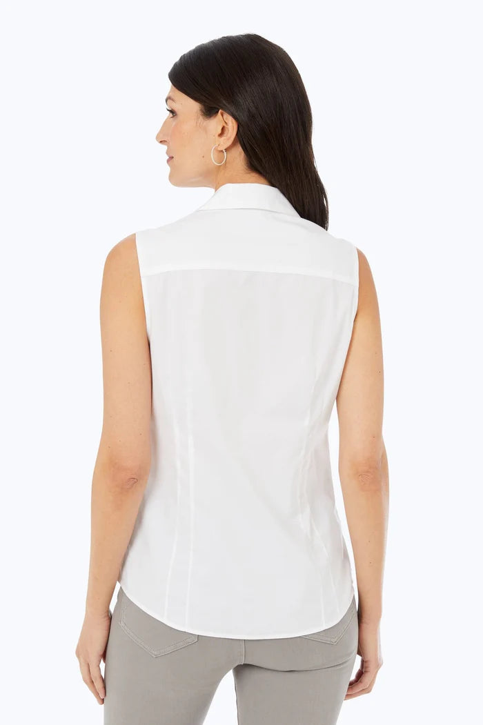 Taylor No Iron Stretch Sleeveless Shirt