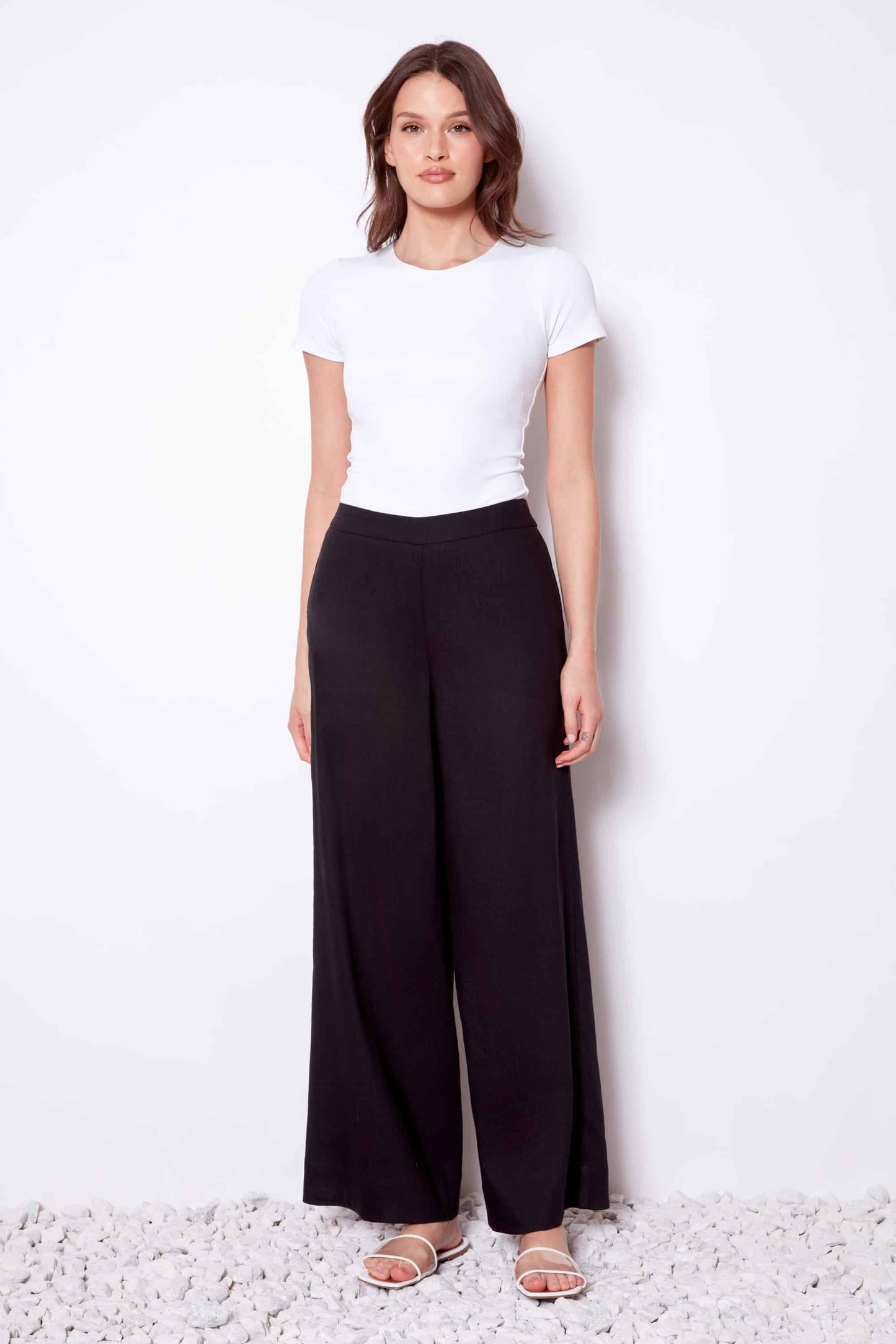 Linen Wide Leg Pant