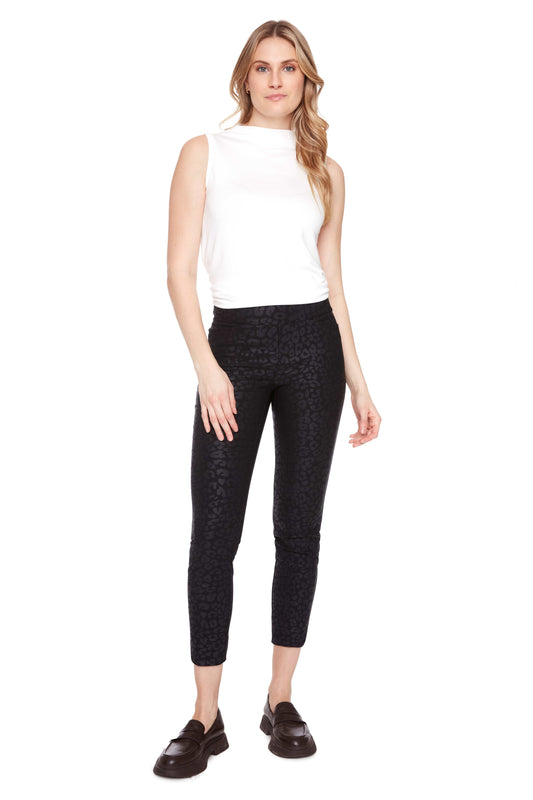 Kenya Techno Petal-Slit Ankle Pant