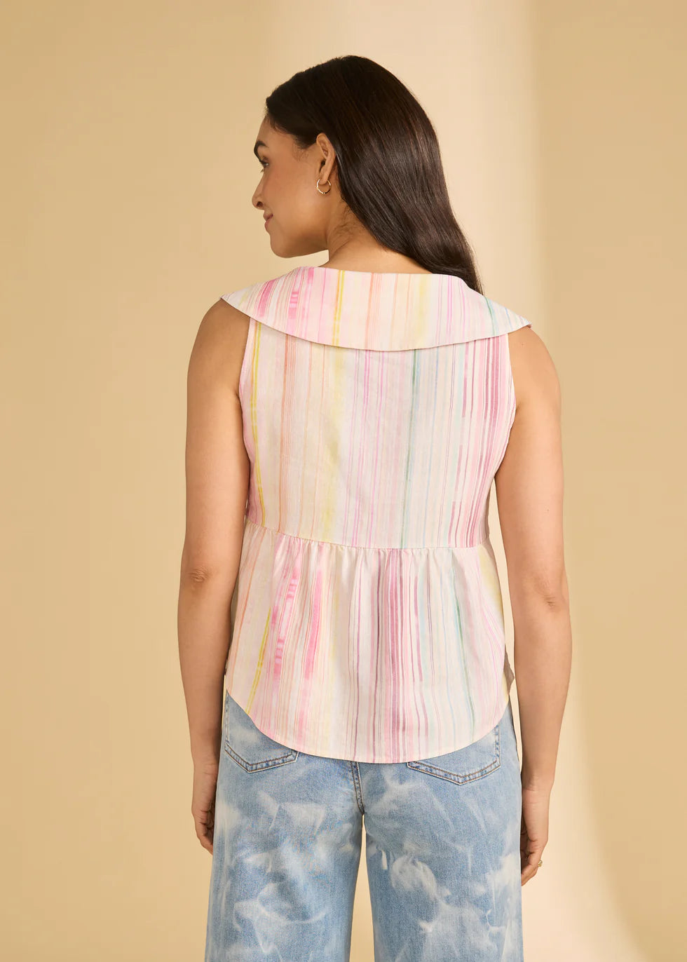 Printed Shirt, Alana Stripes