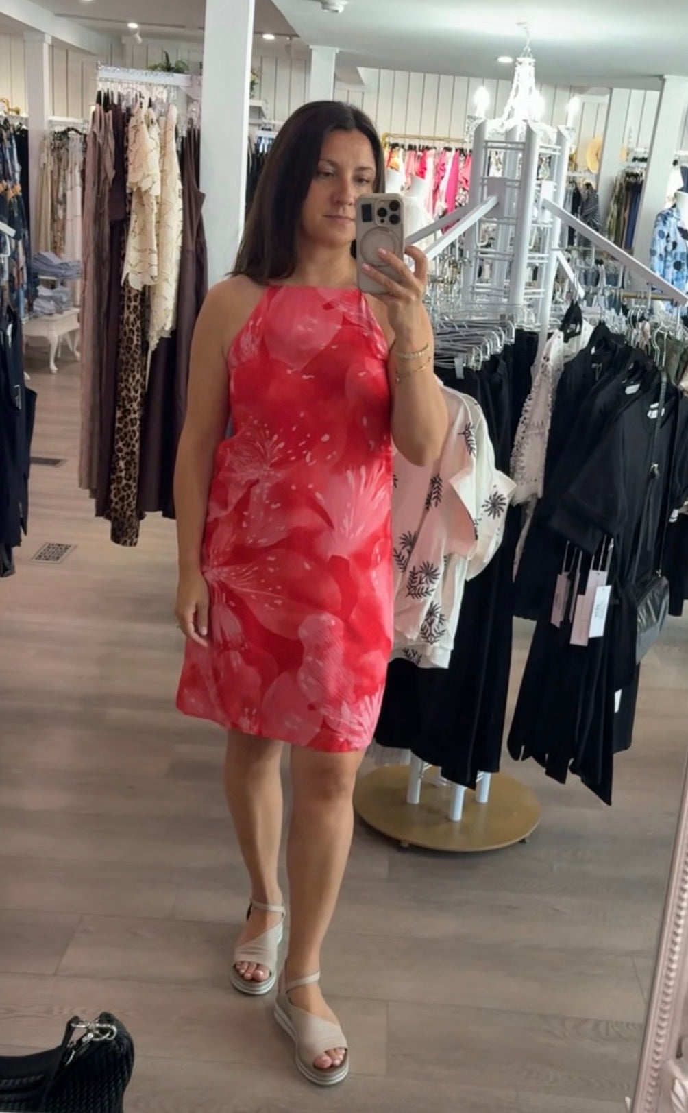 Delicate Floral Print Dress