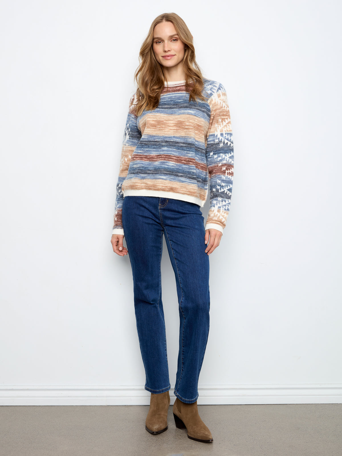 Reversible Raglan Long Sleeve Sweater