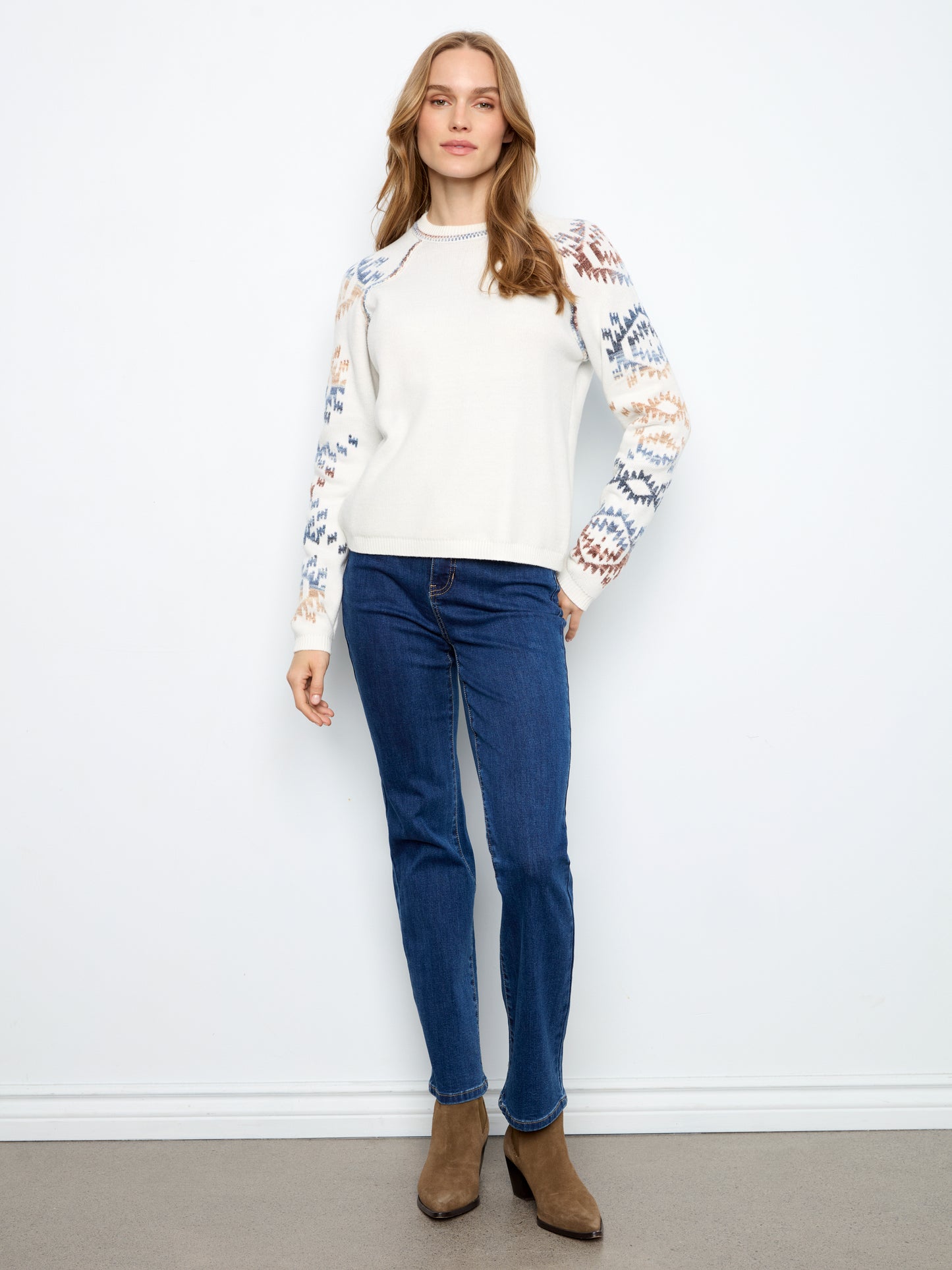 Reversible Raglan Long Sleeve Sweater