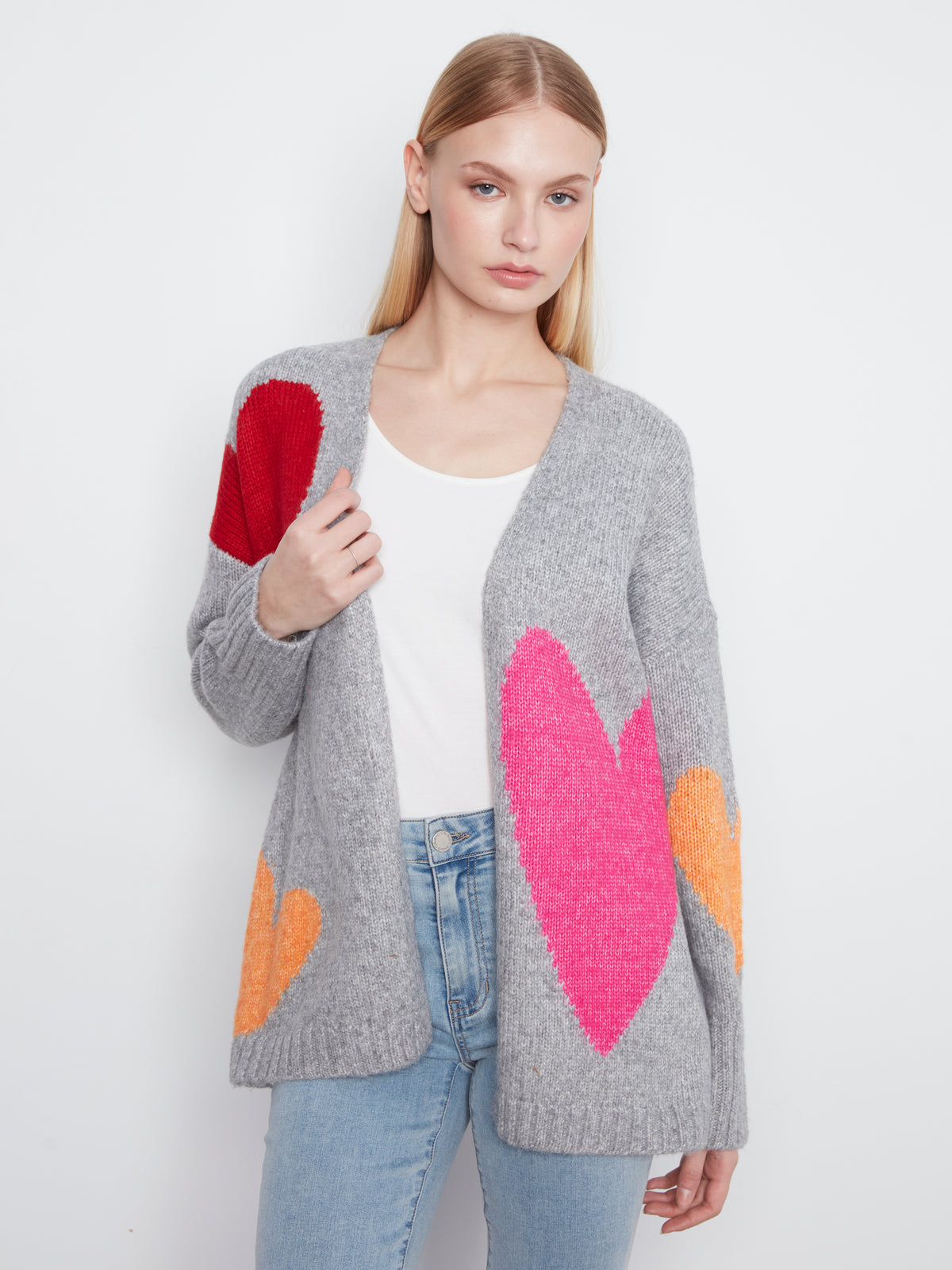 Knit Hearts Cardigan