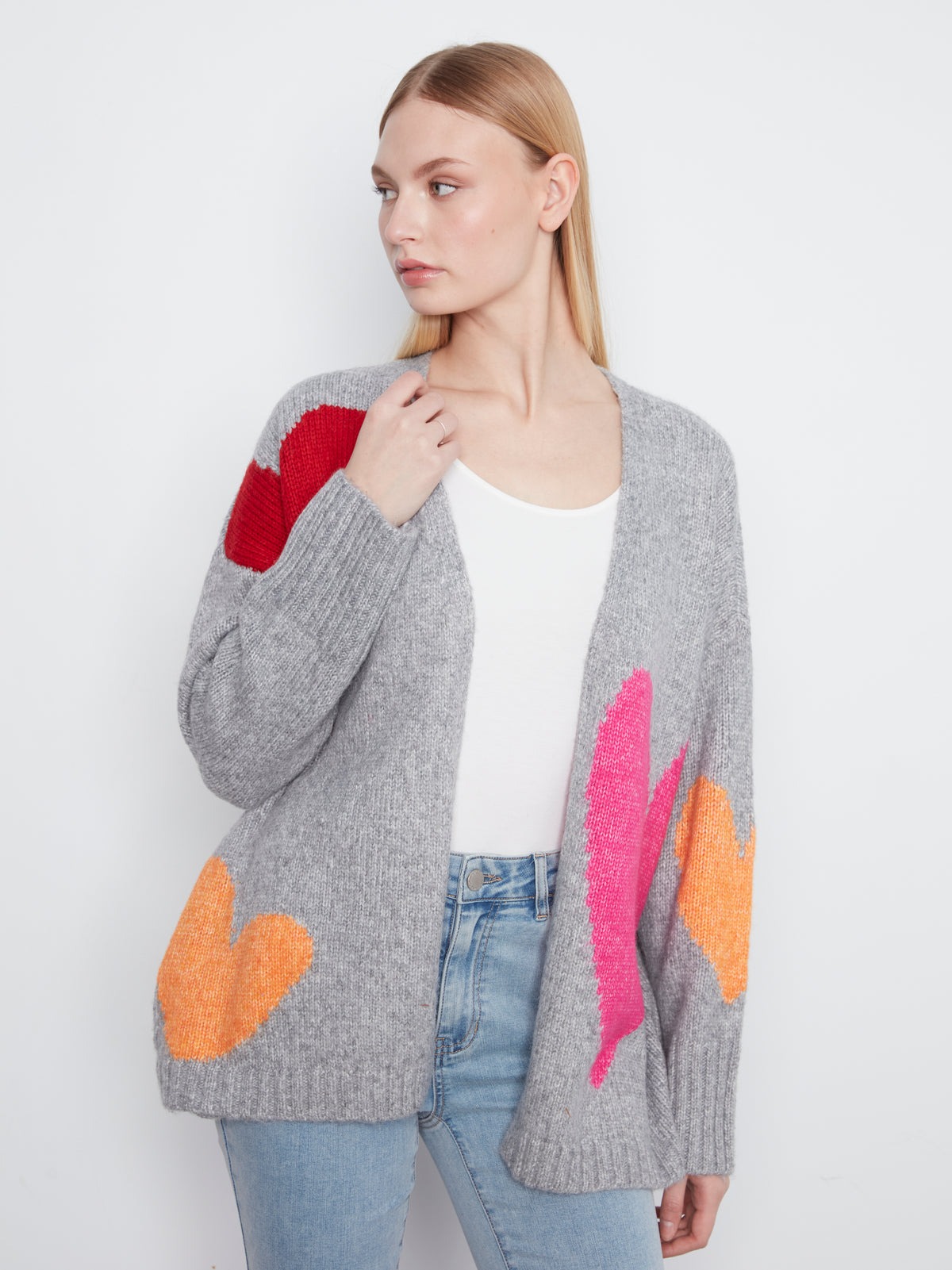 Knit Hearts Cardigan
