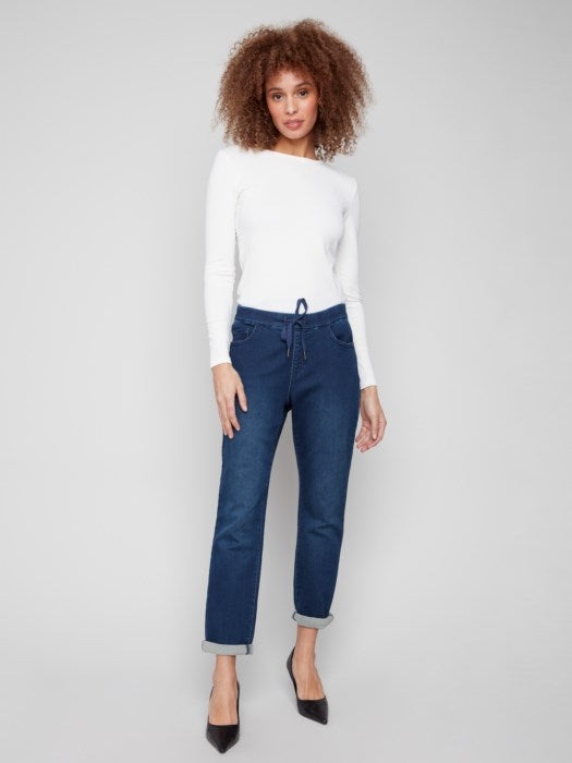 Knit Jogger Pant with Elastic Waistband and Pockets