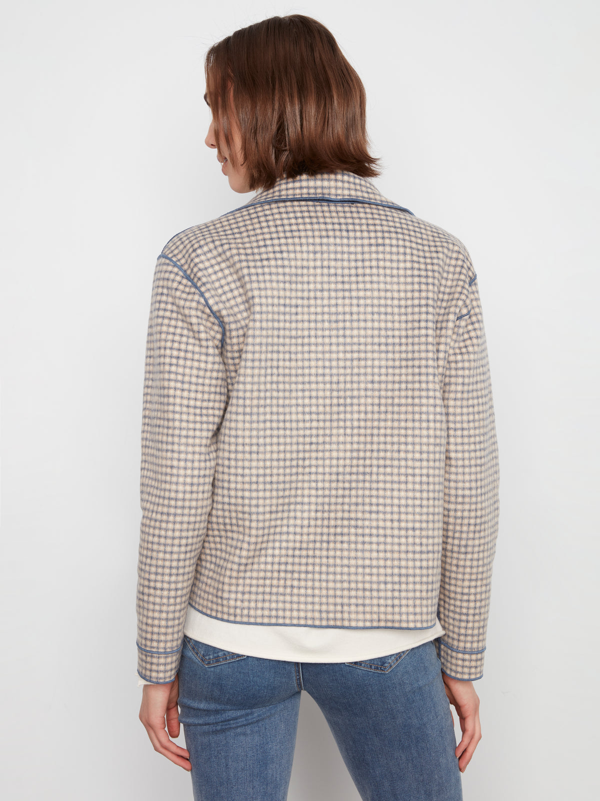 Reversible Plaid Jacket