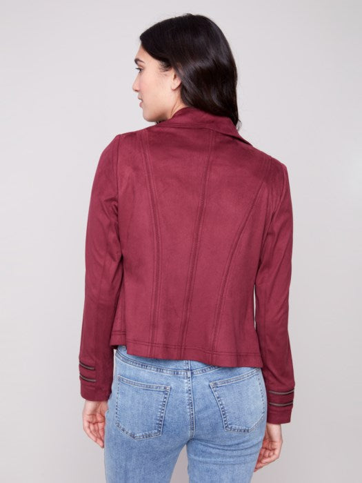 Faux Suede Jacket