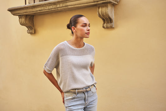Ajour Sweater Batwing