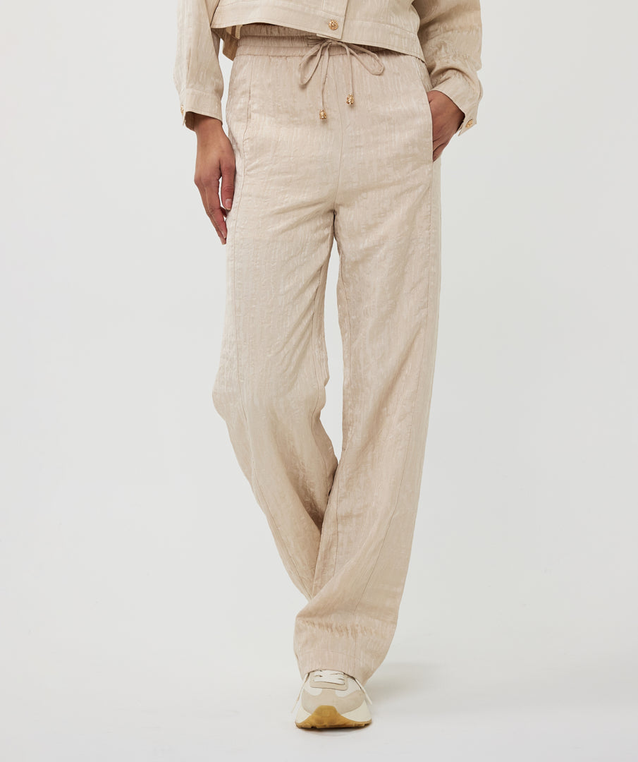 Wide Jacquard Trousers