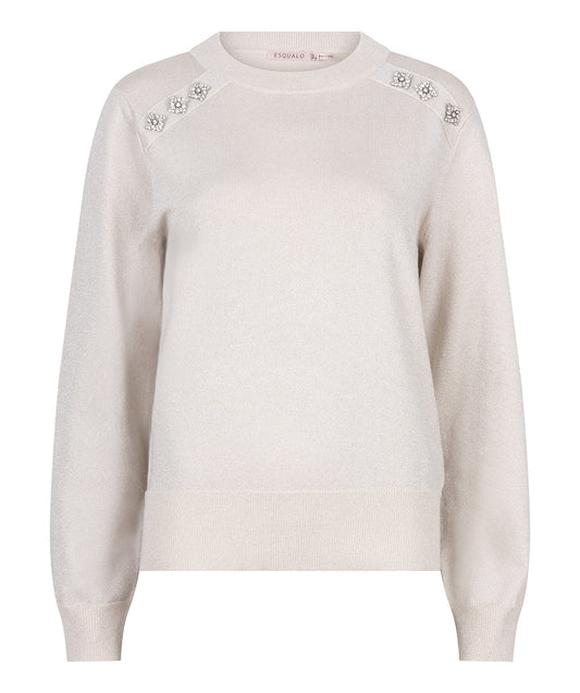 Round Neck Lurex Sweater