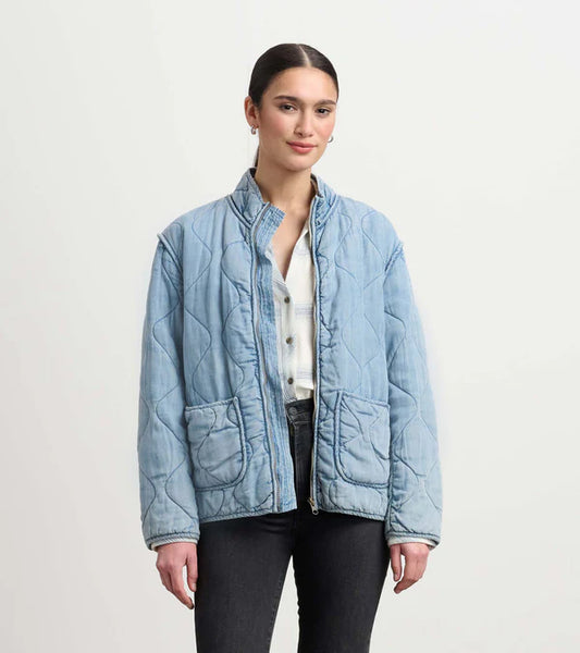 Quilted Tencel Jacket