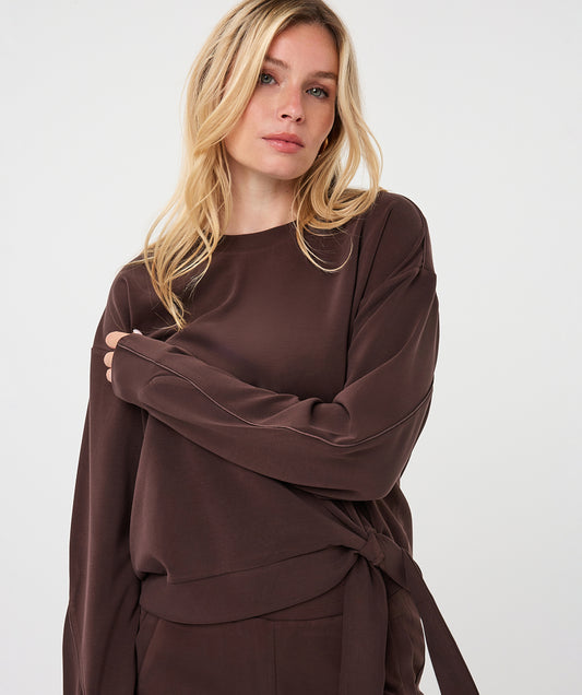 Modal Sweater Knot Detail