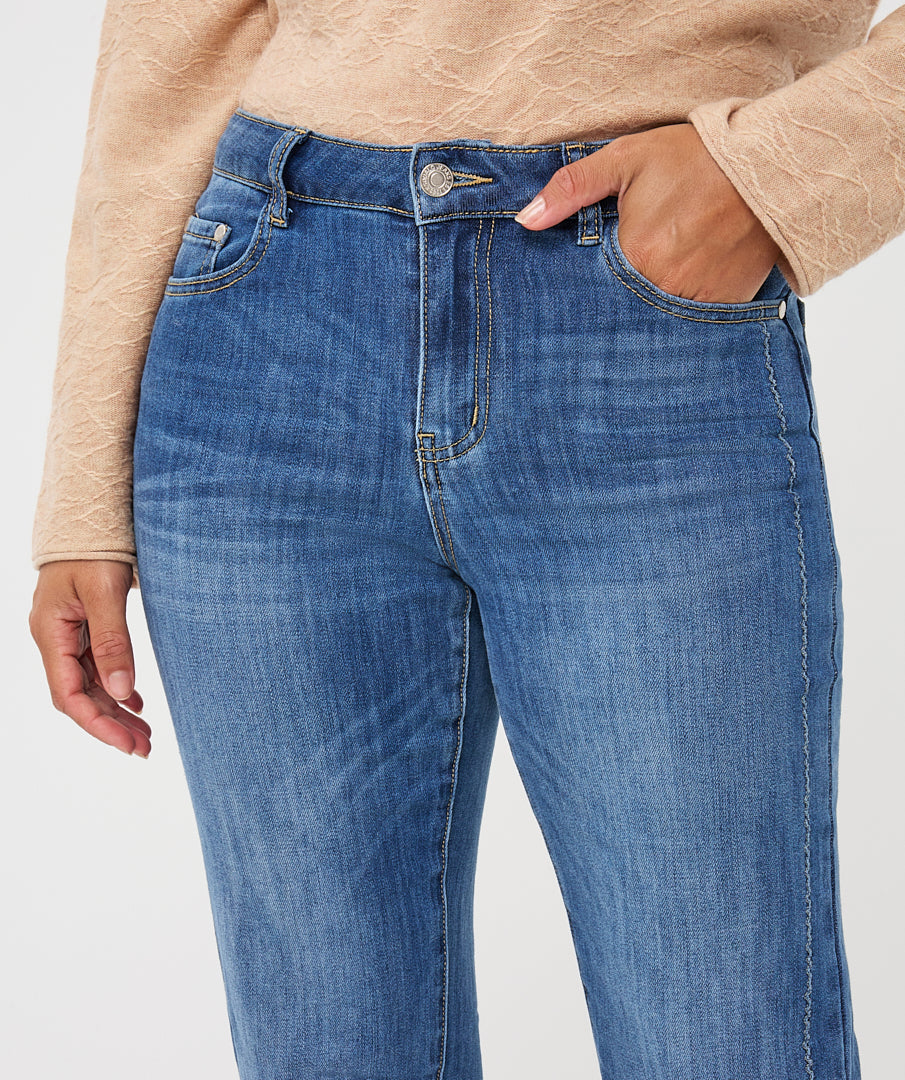 Blue Denim Straight Esqualo Jeans