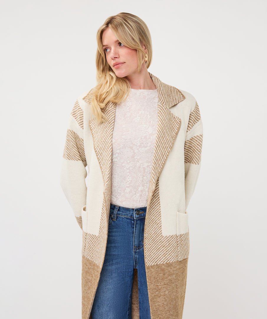 Cardigan Stripes - Sand