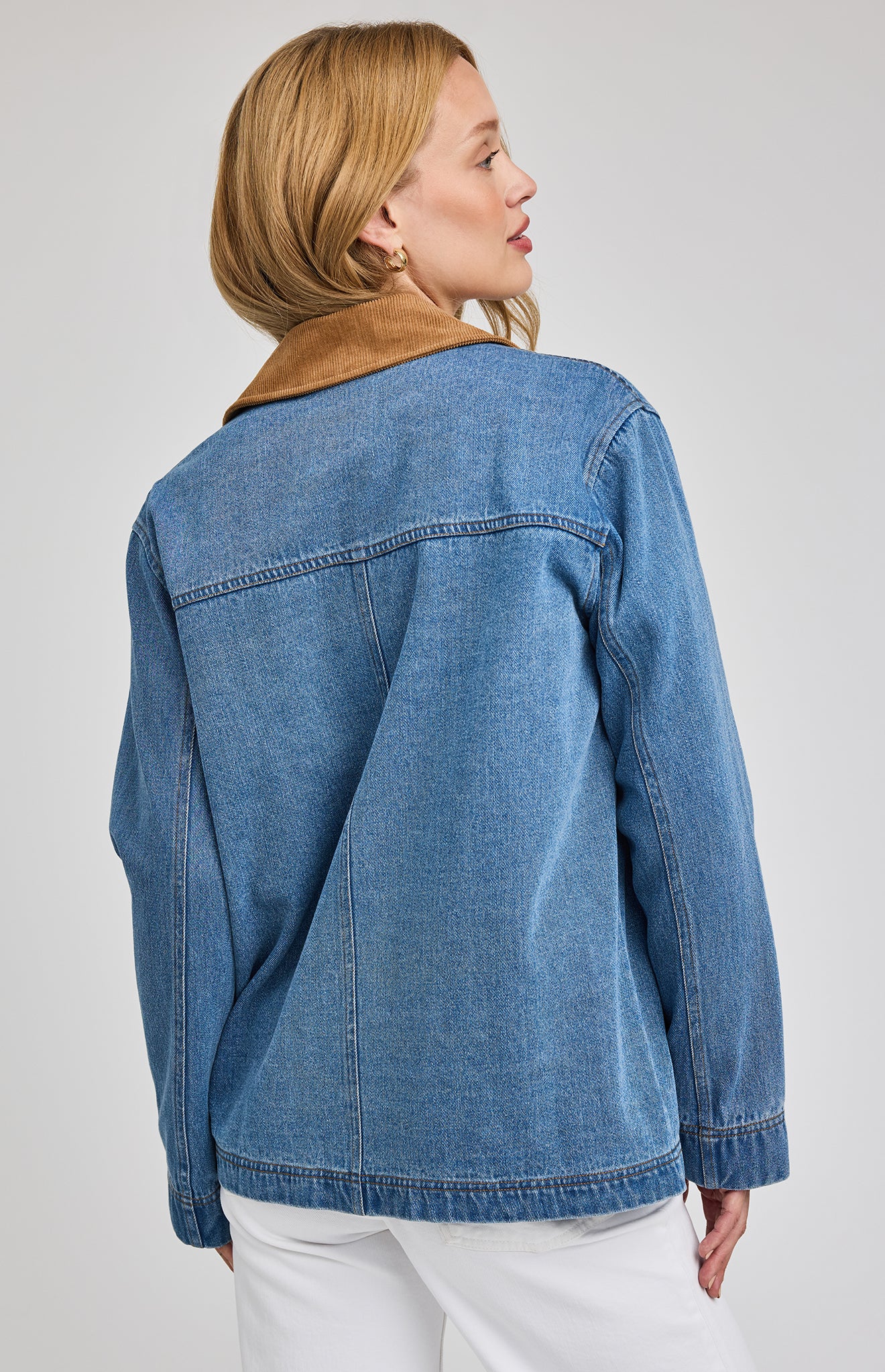 Flynn Jacket-Light Wash