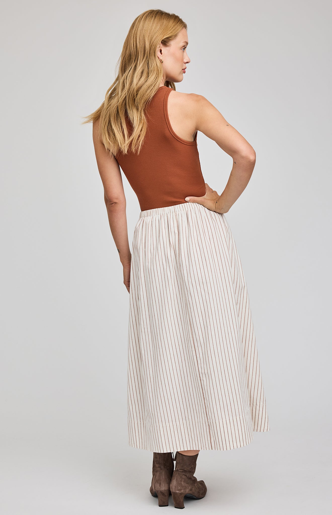 Wilhelmina Stripe Skirt