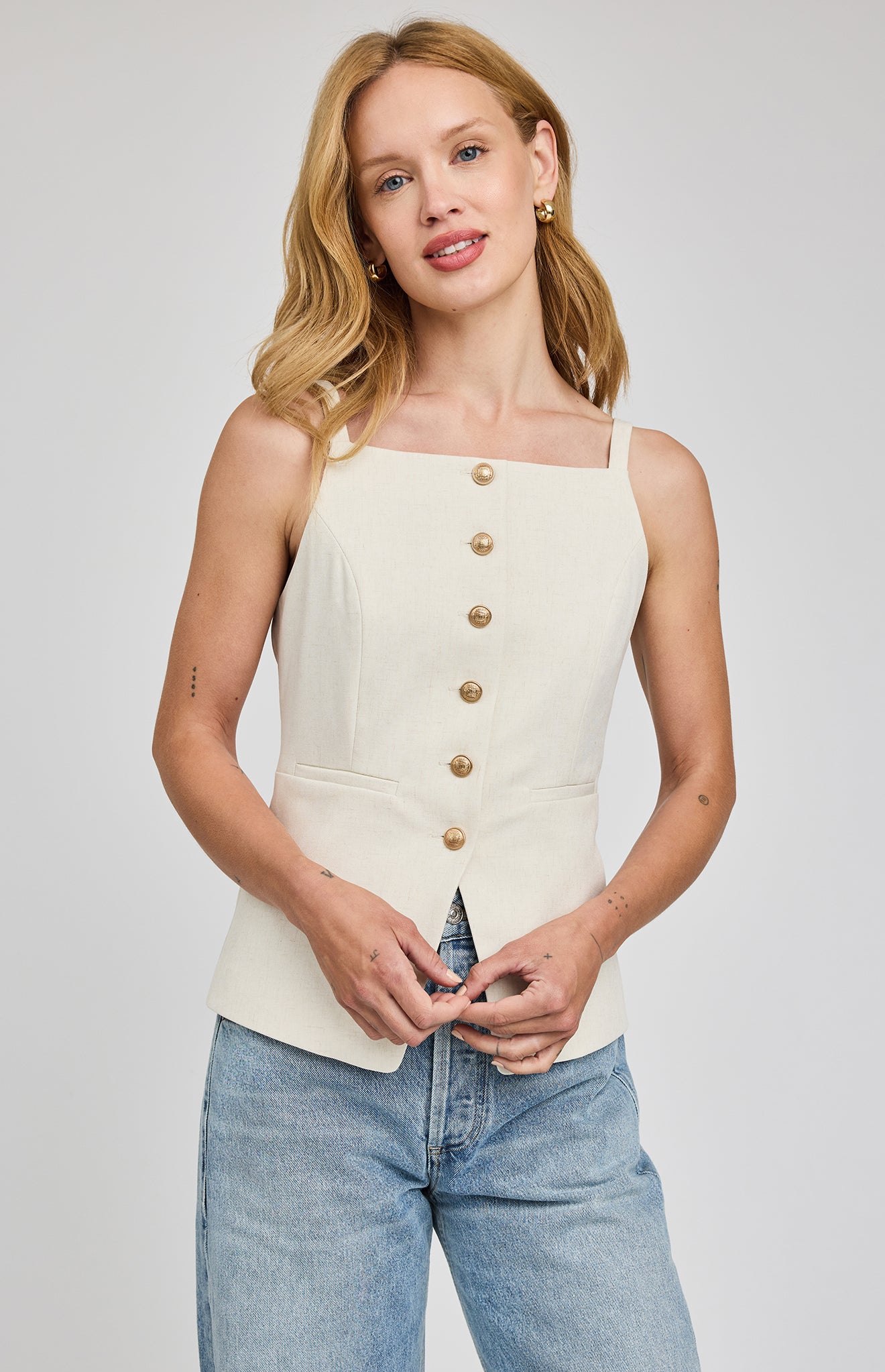 Harper Button Down Vest