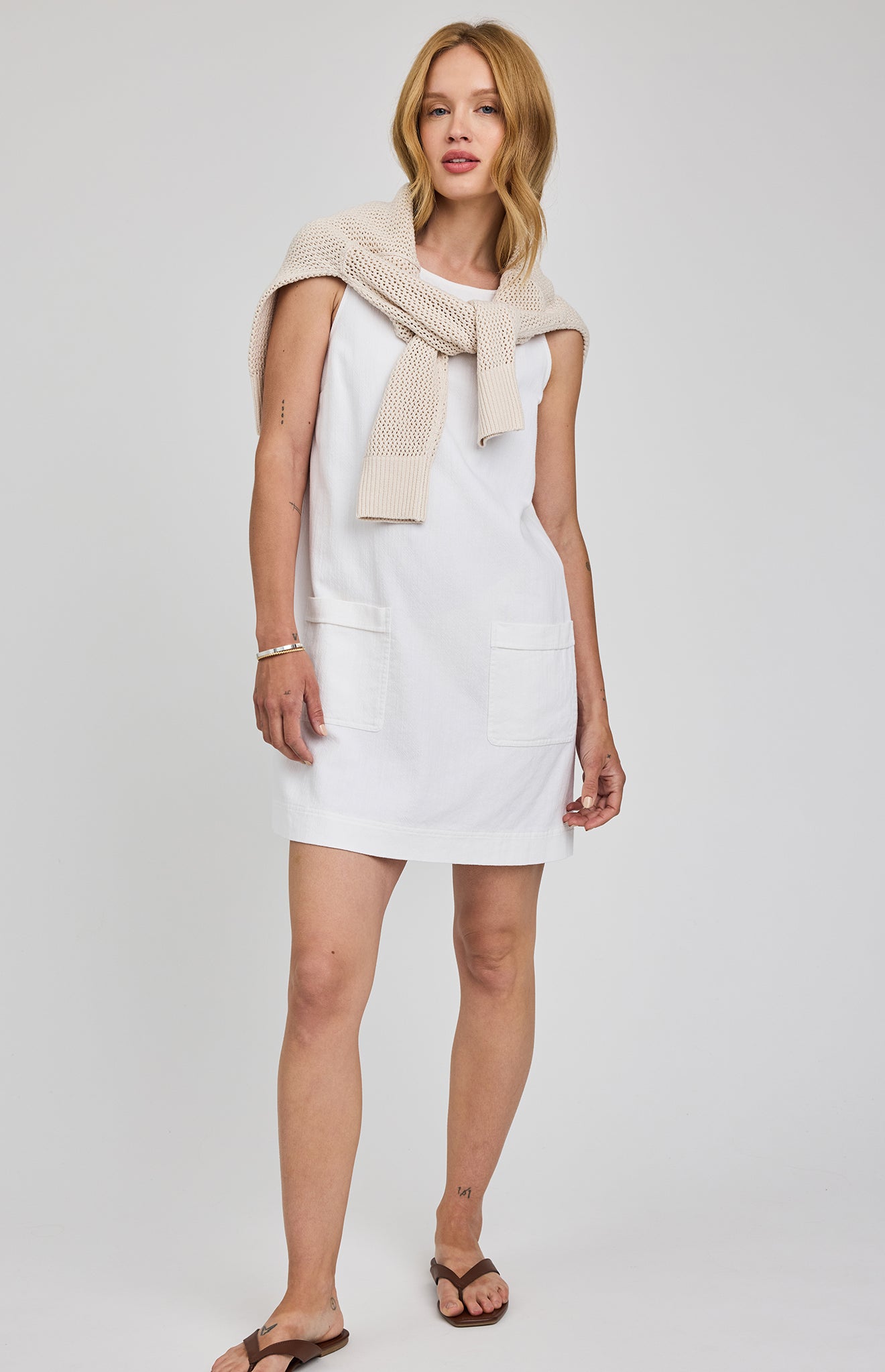 Casey Dress-White