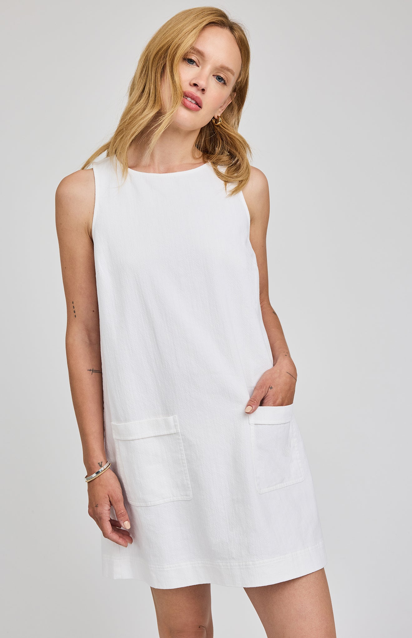 Casey Dress-White