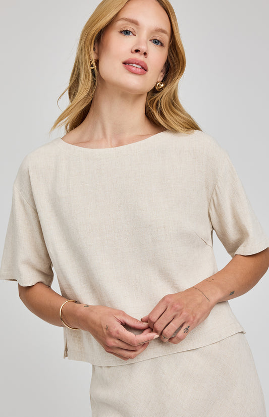 Gemini Linen Top