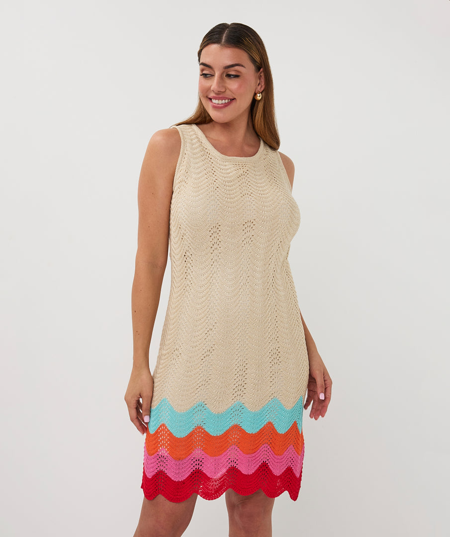 Dress Zig Zag Knit