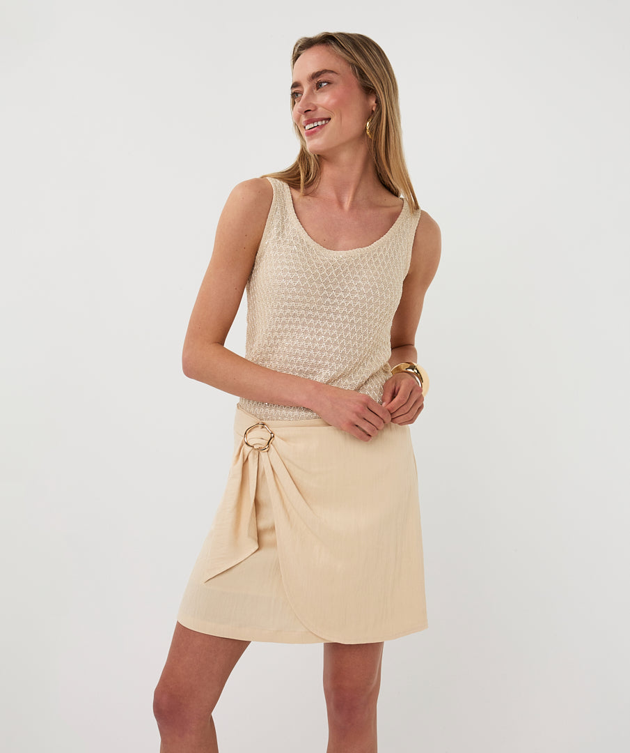 Singlet Knit with Sequins