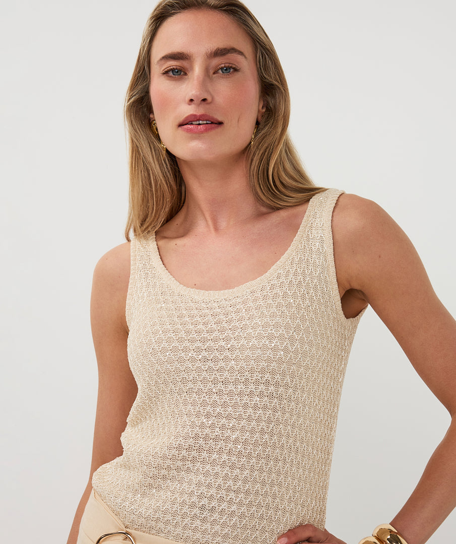 Singlet Knit with Sequins
