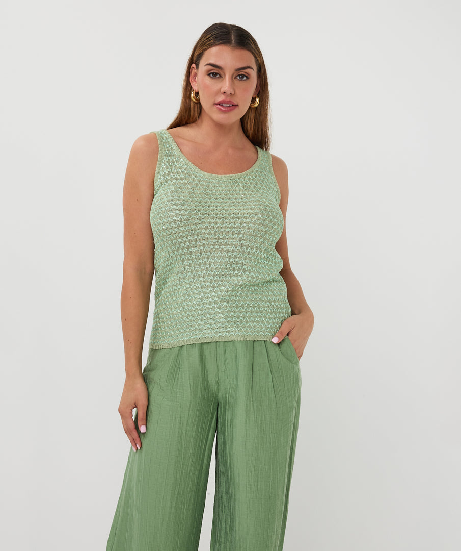 Singlet Knit with Sequins