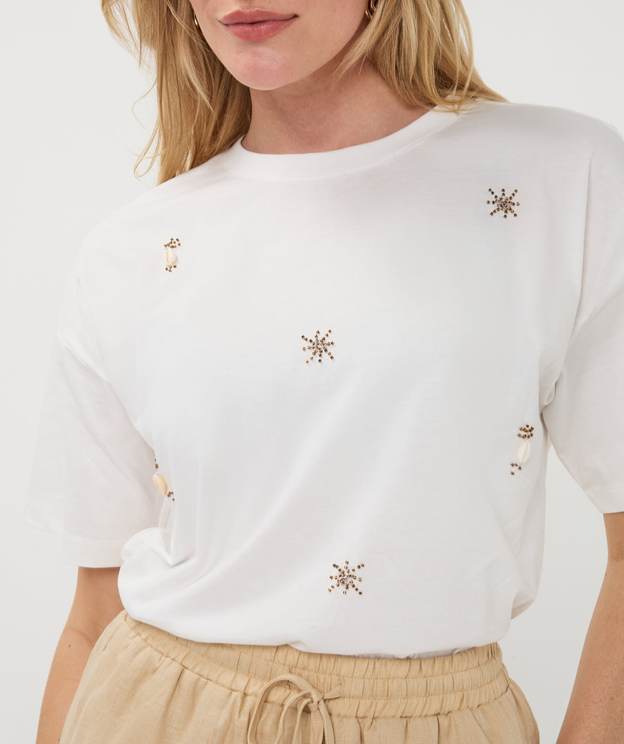 T-Shirt with Embellishment