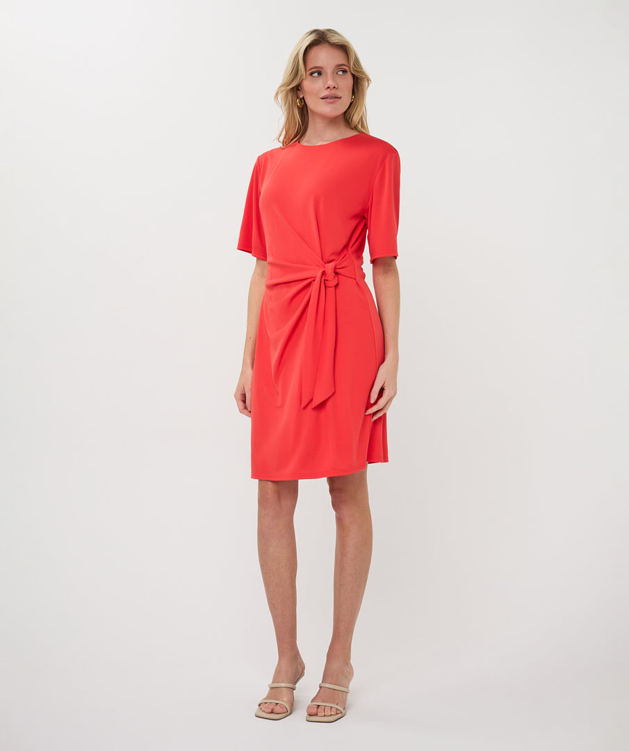 Short Dress with Bow