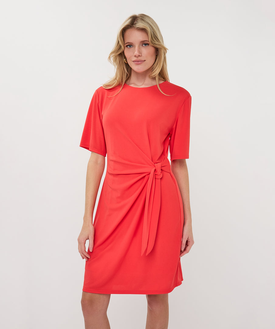 Short Dress with Bow